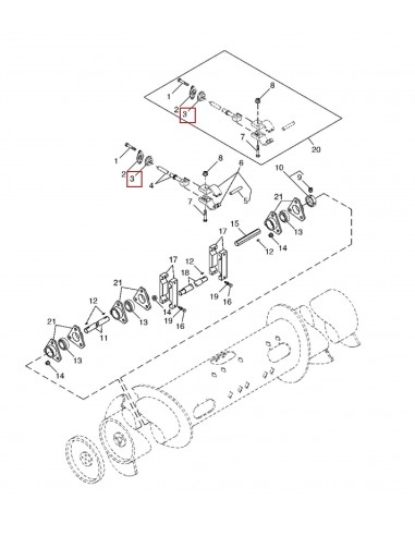 Guide, Auger Finger John Deere H87044