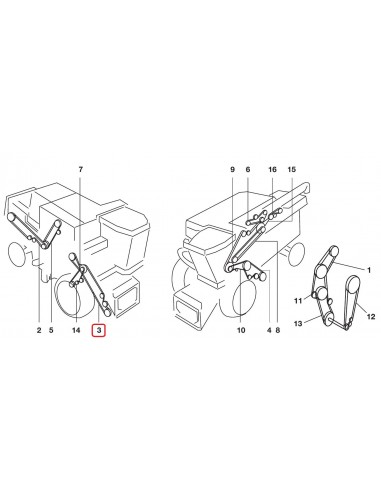 Belt 3HB-5550 mm Massey Ferguson 108190W1, 2621170W1, 71363804, 71363804, 0124456
