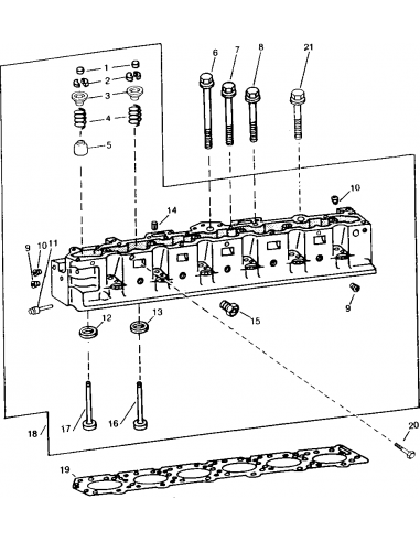Prezoane Chiulasa KIT (26) John Deere RG24026, R121320, R121489, R121490, R121491