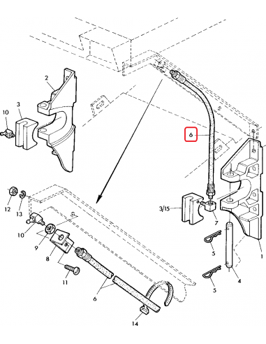 AZ38097, Hose, Hydraulic, Furtun Hidraulic, Gresor