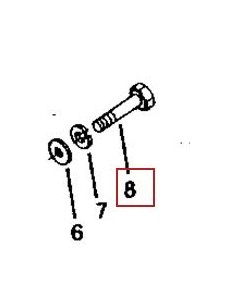 Surub M8x12 mm SUB FOR 19M7297 19M7297