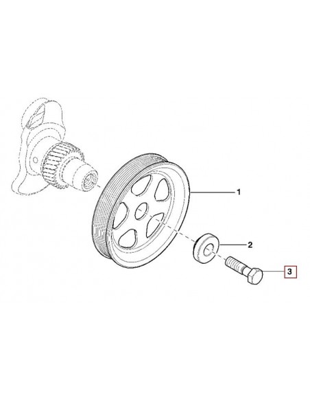 Cap Screw M20X2.5X70 John Deere R516648