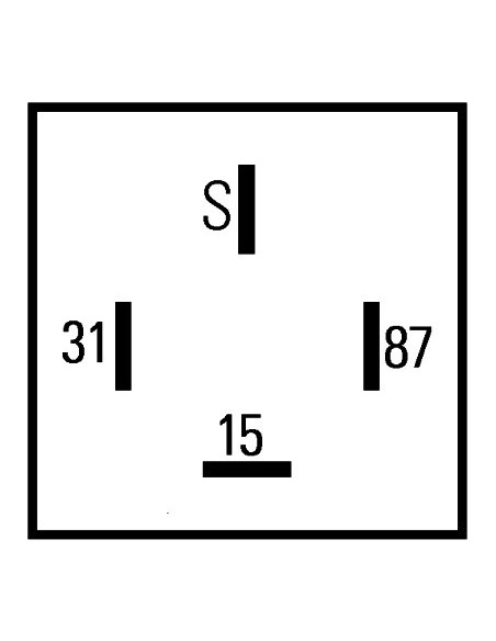 Releu 12V John Deere AZ43474, Claas 000000126190, 5HE004911-03