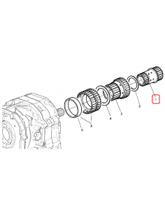 Pinion 375196 RE41265 2