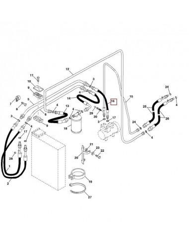 RE155218, RE60684, Hose, Air Conditioning, Refrigerant,