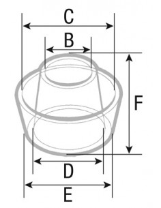 Bowl, Pre Cleaner Ø 145x260x90 mm 2