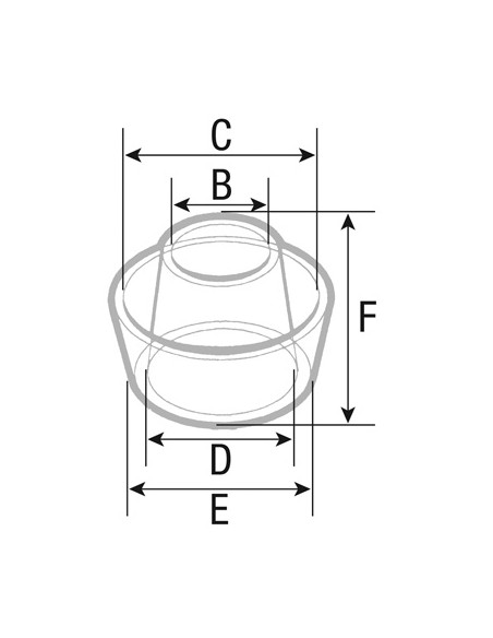 Carcasa PreFiltru Aer Ø 145x260x90 mm