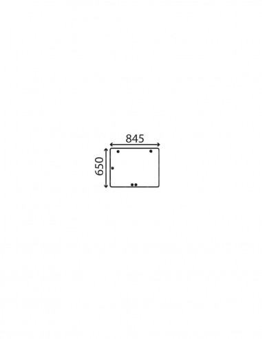 Rear Window Flat 650x845 mm Tinted 5 holes Case IH 3233046R3, 182027A1, 3233046R4, 182027A2, MC182027A2, 3233046R3X, 3233046R4