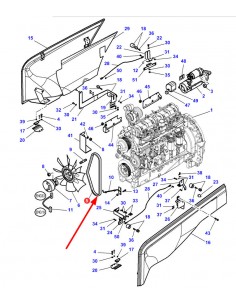 Massey Ferguson 4288688M1, 4285103M1, Valtra V685121905, 685121905, 12PK1915mm 2