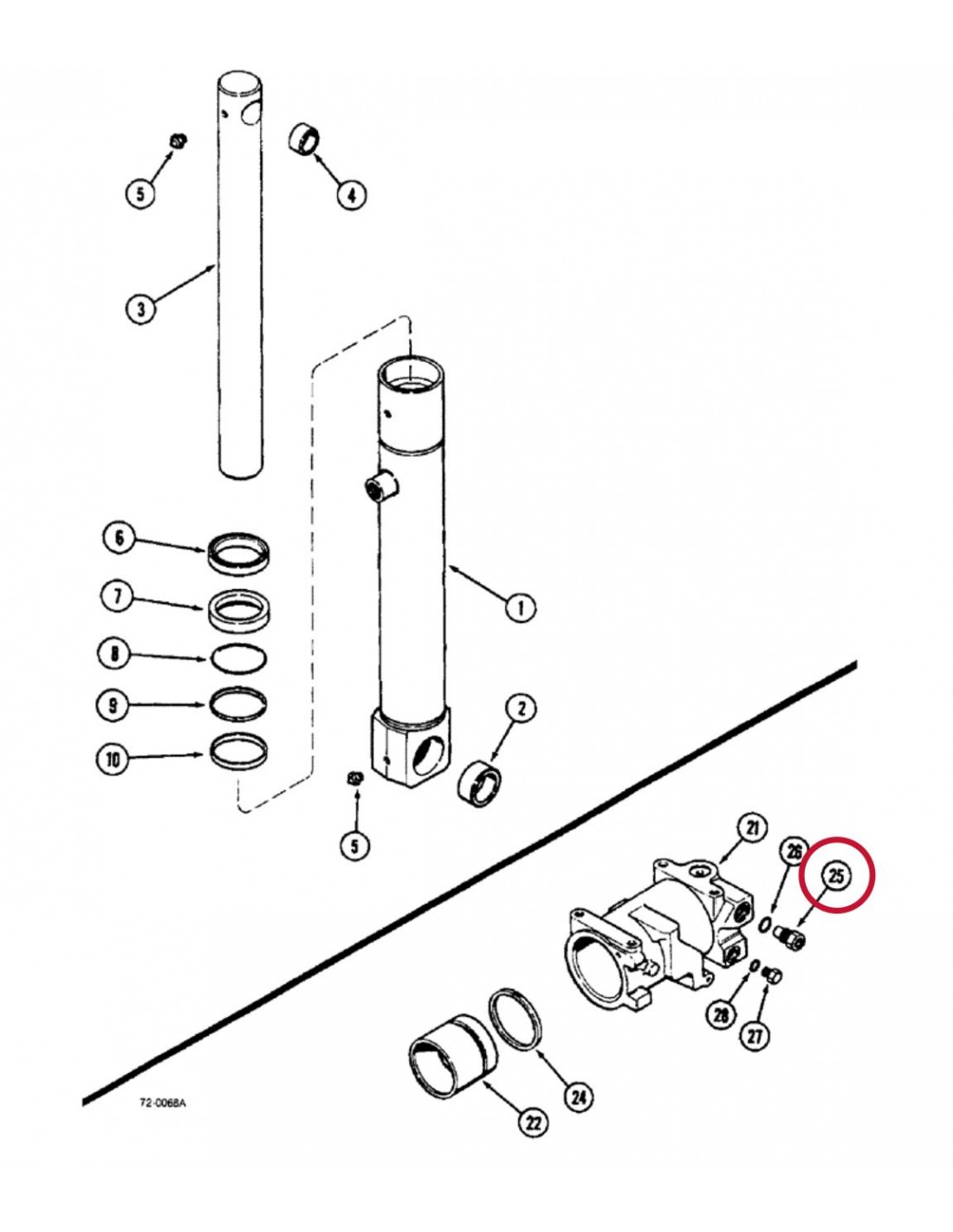 Valve Hydraulic 1266861C92 1266861C91
