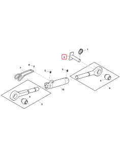 L158185, AL78785, JXL158185, Pin, John Deere 2