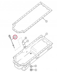 1808409C3, 1808409C2, 1808409C1, Oil, Dipstick, Engine, Case IH 2