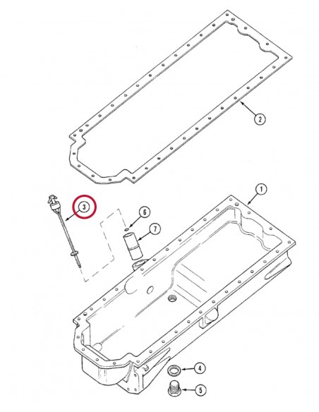 1808409C3, 1808409C2, 1808409C1, Joja, Ulei, Motor, Case IH