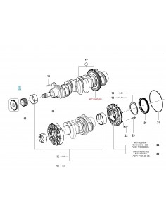 Cuzineti Biela 0.010''- 0.25 mm 10302054F