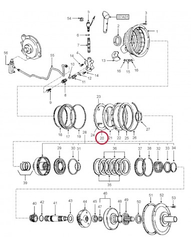 Disc, Clutch Plate Transmission Ø 248.8x190.5x2.5 mm Z-15 FORD NEW HOLLAND 81824528, C9NN7R025A