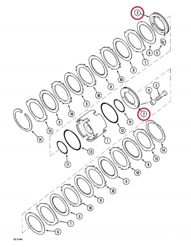 132495A1, 70017C1, Piston, Case IH