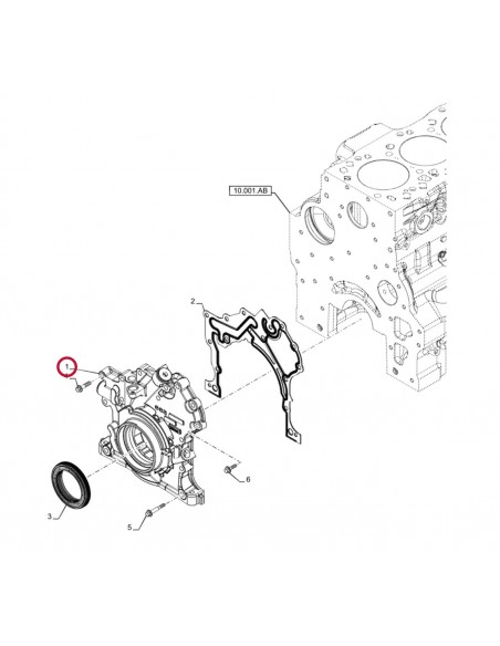 2831401, Oil, Pump, Engine,