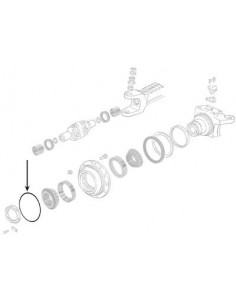 O-Ring Ø 200x3 mm 81313C1, 83927797, E1NN1N050AA, L40317, 01166191, 71452157 2