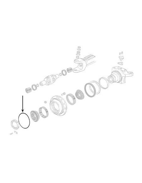 O-Ring Ø 200x3 mm 81313C1, 83927797, E1NN1N050AA, L40317, 01166191, 71452157