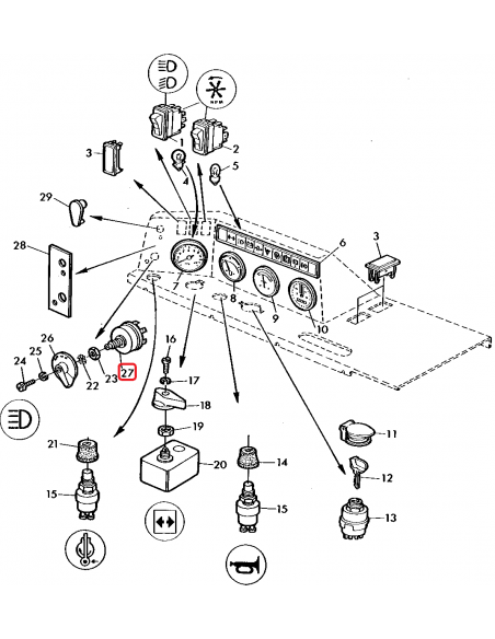 AR48724, JXAR48724, Intrerupator, Comutator
