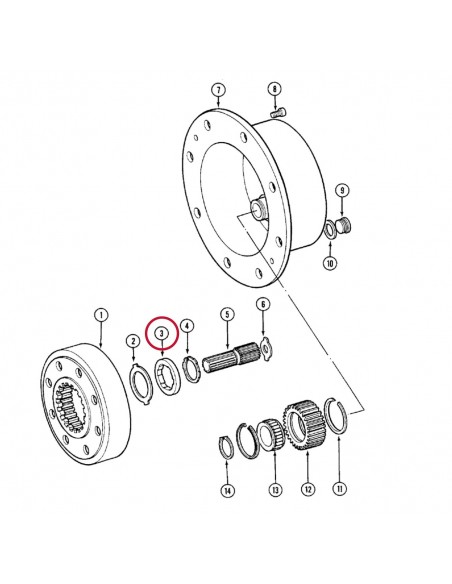 Cuzineti Axiali VPJ7923