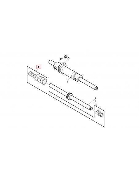 Seal Kit, Hydraulic Cylinder John Deere AL160150, AL160541, AL175094, JXAL175094 Seal Kit, Hydraulic Cylinder John Deere AL160150, AL160541, AL175094, JXAL175094