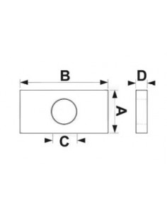 L156666, Placa, Distantier, Bolt, Tiranti, John Deere 2