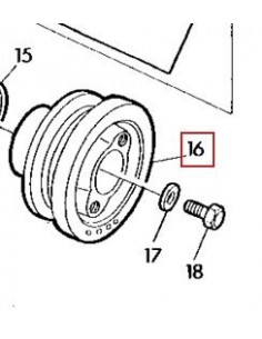 Pulley With Dampener RE12821