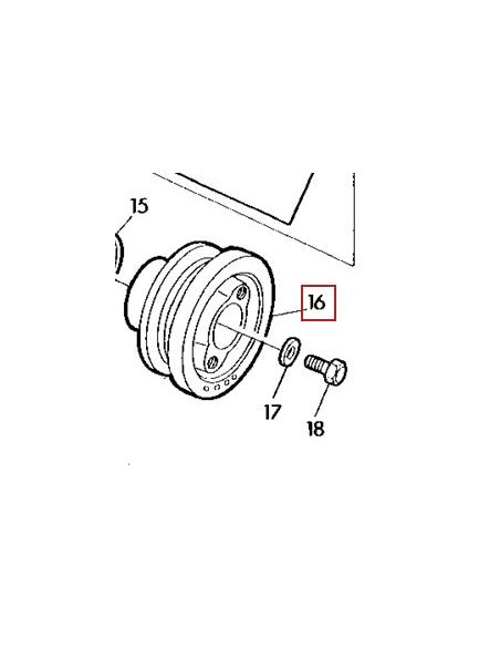 Pulley With Dampener RE12821