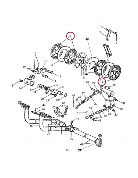 Brake Friction Disc Ø 41x165.25x4.65 mm Z-22 Case IH/Fiat/Ford New Holland 05094585, 5094585, 05094586, 5094586, 05096755, 50967 Brake Friction Disc Ø 41x165.25x4.65 mm Z-22 Case IH/Fiat/Ford New Holland 05094585, 5094585, 05094586, 5094586, 05096755, 50967