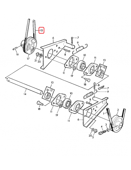 Curea AVX10X600 mm John Deere Z32190, AZ22534