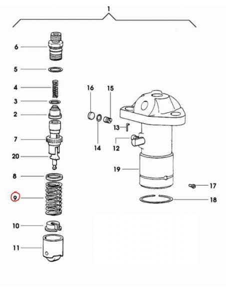 Arc Presiune Injector 2.4639.090.5, 3414619005, 246390905, 840852, 49055400 Arc Presiune Injector 2.4639.090.5, 3414619005, 246390905, 840852, 49055400