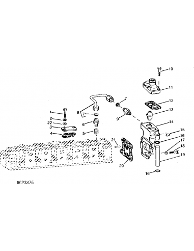 Gasket John Deere R124607, R46479