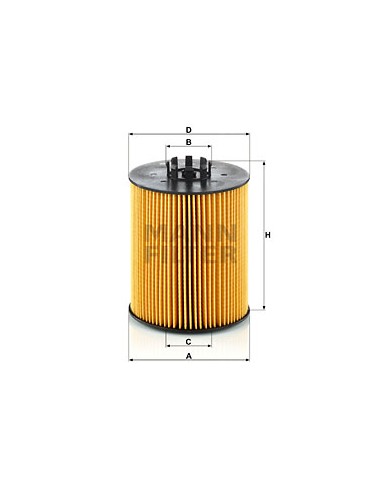 Filtru Ulei Element 149x121 mm MANN HU12015x