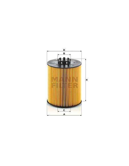 Filtru Ulei Element 149x121 mm MANN HU12015x Filtru Ulei Element 149x121 mm MANN HU12015x
