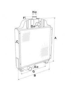 Radiator Racire Motor John Deere AR95802, RE21893, RE38664 2