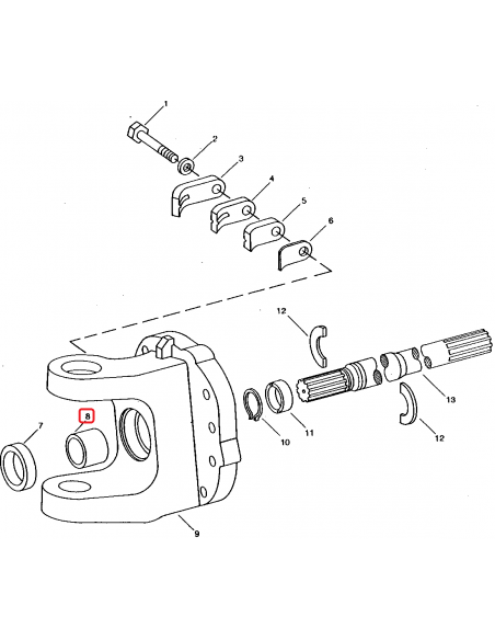 Bucsa Planetara Fata 56.7x60 mm John Deere R82982