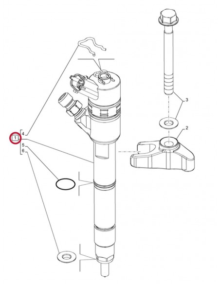 Injector 5801790321, 0445110656 Injector 5801790321, 0445110656