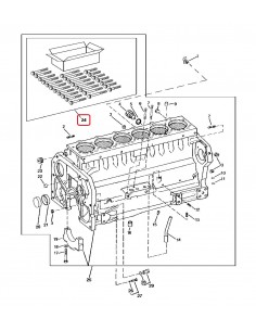 Prezoane Chiulasa KIT (26) John Deere RG24025, R121320, R121321, R121322 2