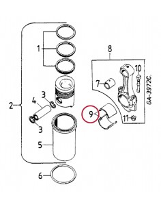 Conrod Bearing STD Case-IH 3144688R91, 3144688R92 2