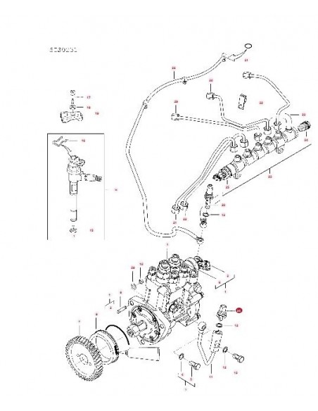 Fendt, Massey Ferguson, Sisu, Valtra Valmet, John Deere, V837070201, 837070201, LA837070201, 5AP837070201, 51CP12-02, 28H5, MX2,