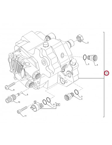 0445020335, 5801600539, 5802206690, CR/CP3S3/L110/30-789S, CNH, FPT, Iveco, Bosch,