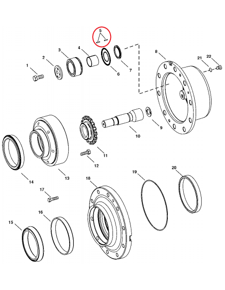 Ac Rulment Ø 4x18.1 mm John Deere R93226, R94162, R83451, R94664, R94663