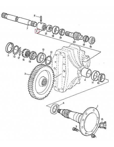 Bucsa Planetara 102 mm Z-23 John Deere Z37932 Bucsa Planetara 102 mm Z-23 John Deere Z37932
