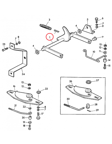 Ax Degajator Presa John Deere AE25363, AE33750, AE26037, AE14509.