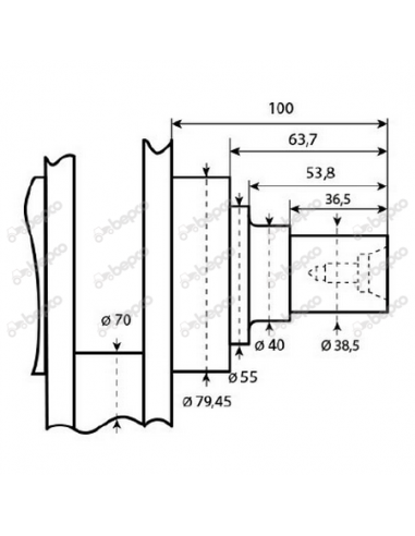 Arbore Motor 4 Cil. AT18030
