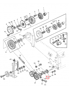 Rulment 38x80 mm +- AE48913