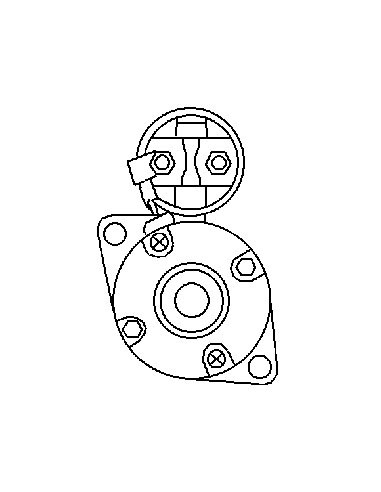 Electromotor 12V, 3 Kw EJD1,8/12R70, EJD3/12AR1, EJD3/12BR1, 0001362036
