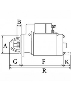 Electromotor 12V, 3 Kw EJD1,8/12R70, EJD3/12AR1, EJD3/12BR1, 0001362036 2