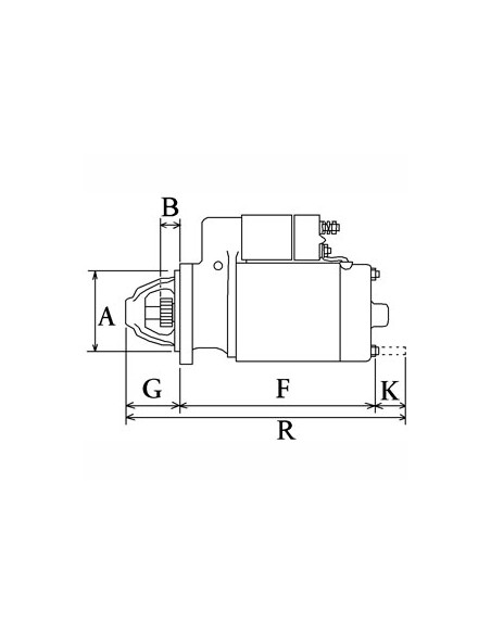 Electromotor 12V, 3 Kw EJD1,8/12R70, EJD3/12AR1, EJD3/12BR1, 0001362036 Electromotor 12V, 3 Kw EJD1,8/12R70, EJD3/12AR1, EJD3/12BR1, 0001362036